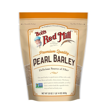Bobs Red Mill Natural Foods Bob's Red Mill Pearl Barley 30 oz. Resealable Pouches, PK4 1070S304